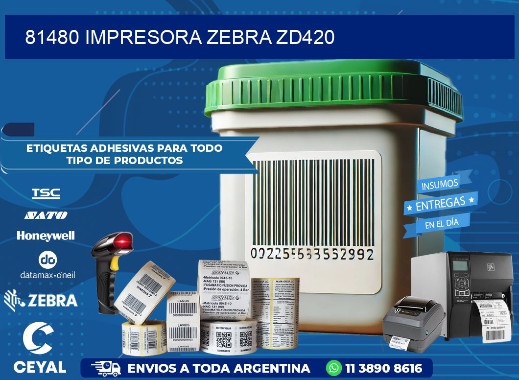81480 Impresora Zebra ZD420