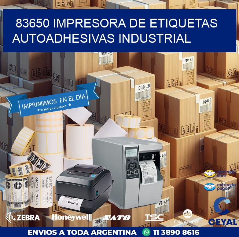 83650 Impresora de etiquetas autoadhesivas industrial