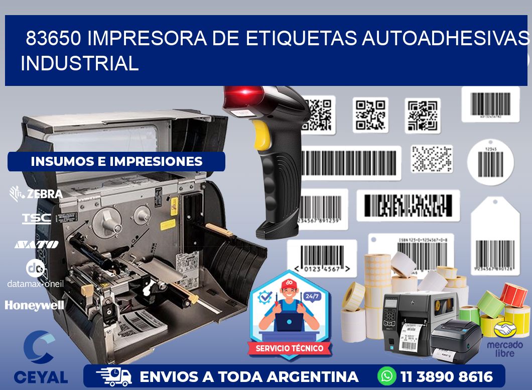 83650 Impresora de etiquetas autoadhesivas industrial