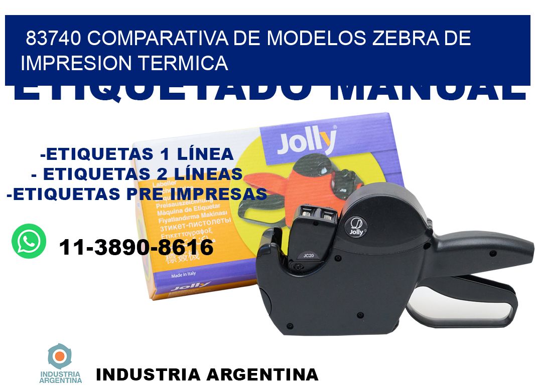 83740 comparativa de modelos zebra de impresion termica