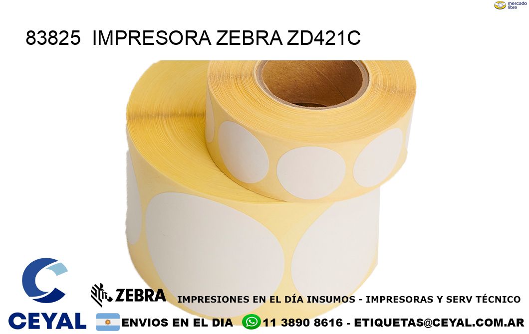 83825  Impresora Zebra zd421c