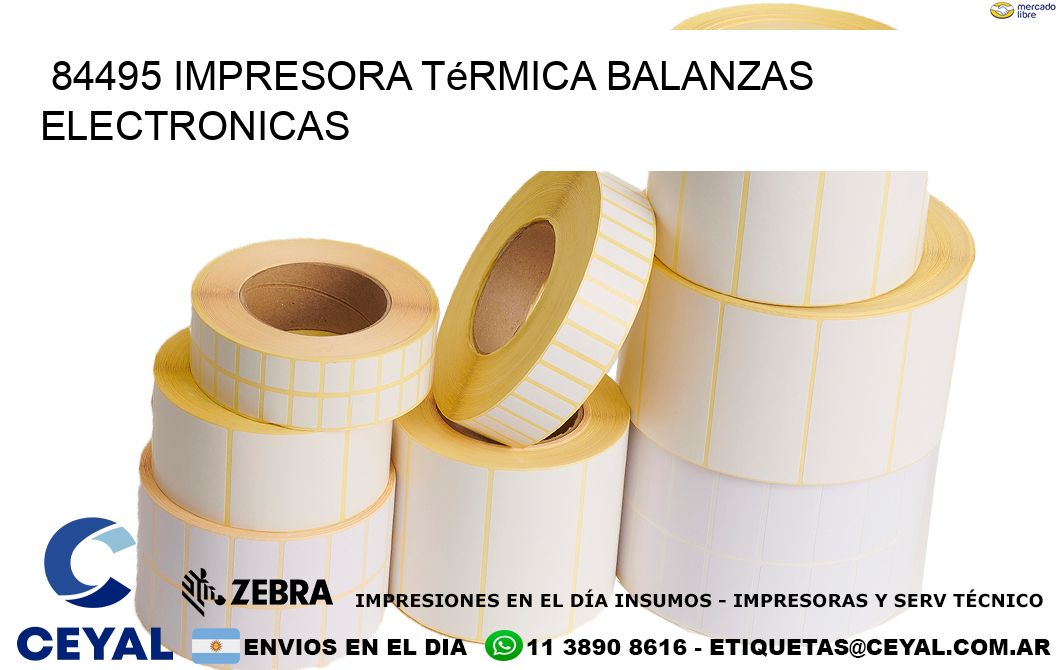 84495 impresora térmica balanzas electronicas