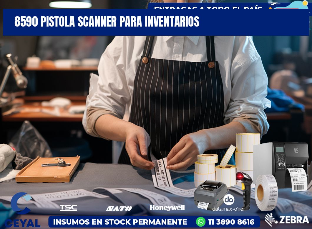 8590 Pistola Scanner para inventarios