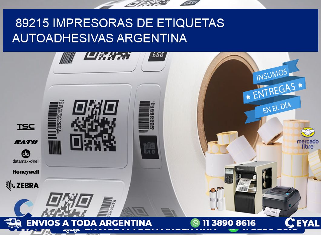 89215 Impresoras de etiquetas autoadhesivas argentina