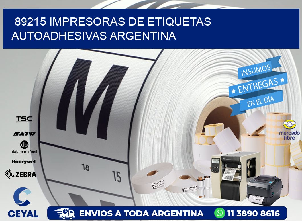 89215 Impresoras de etiquetas autoadhesivas argentina