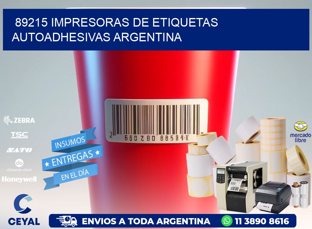 89215 Impresoras de etiquetas autoadhesivas argentina