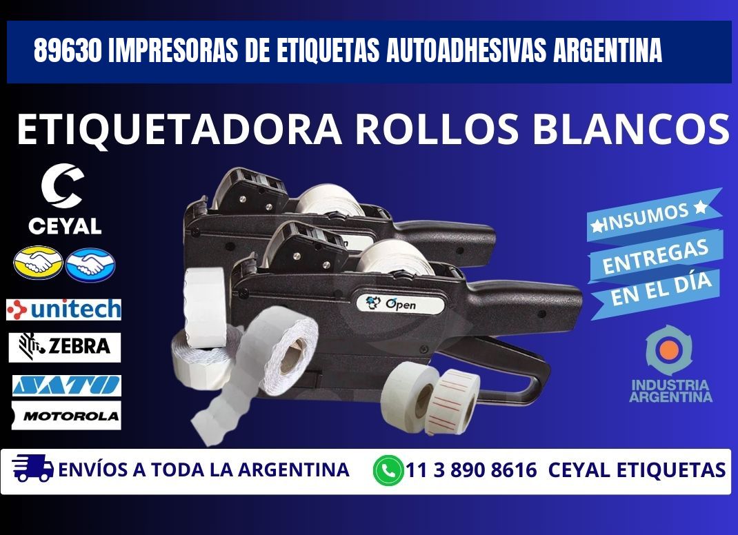 89630 Impresoras de etiquetas autoadhesivas argentina