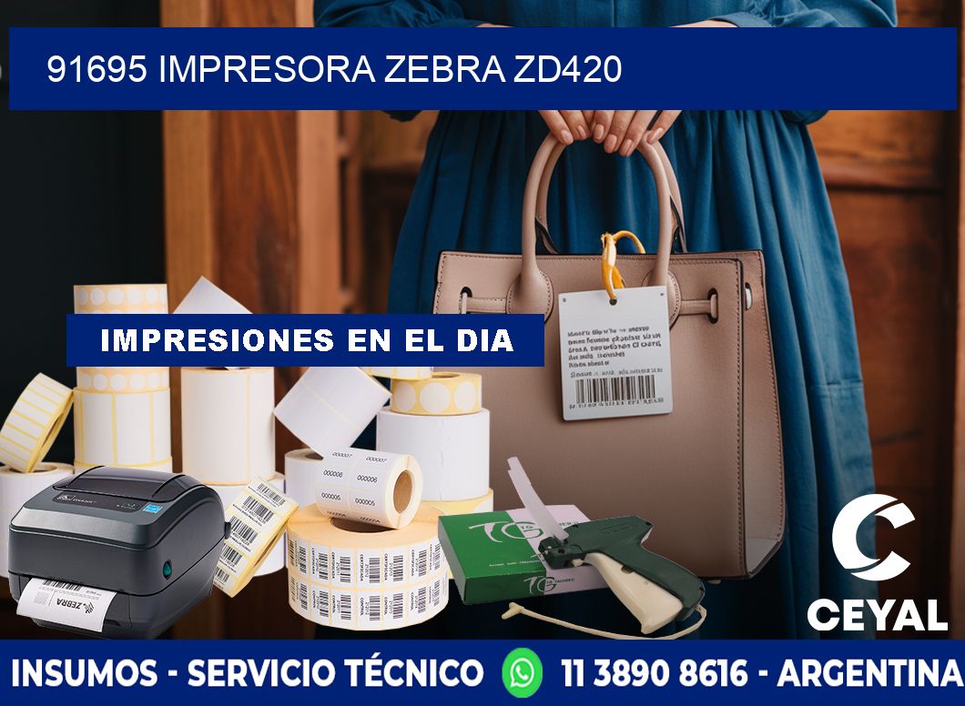 91695 Impresora Zebra ZD420