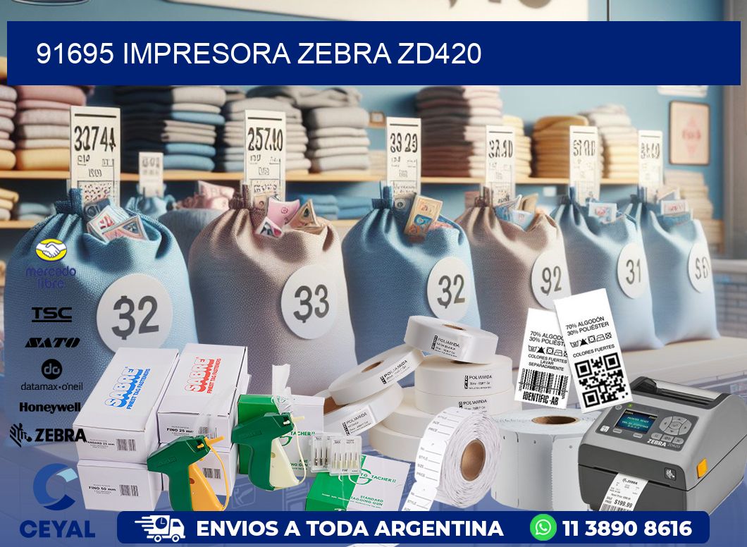 91695 Impresora Zebra ZD420