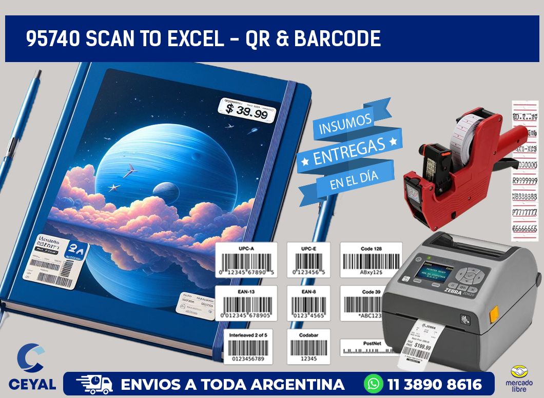 95740 Scan to Excel - QR & Barcode