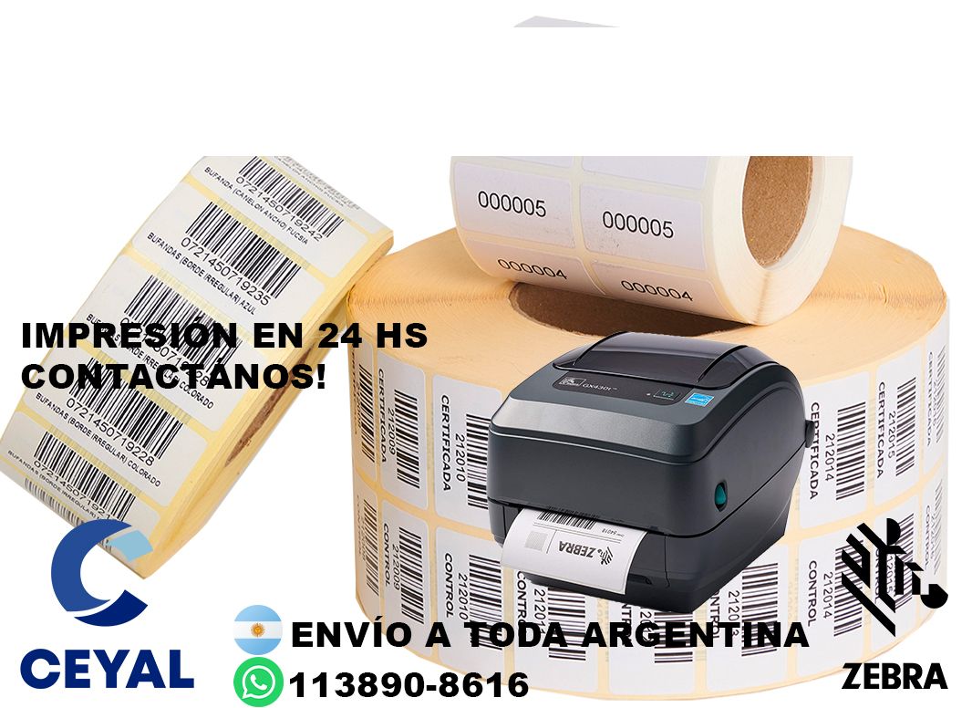 97515 etiquetas con códigos de barras - Crear e imprimir -