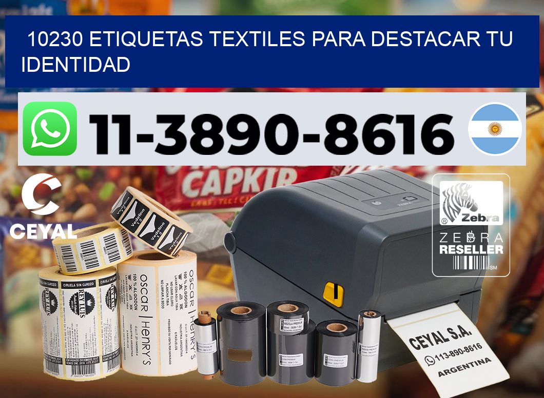 10230 Etiquetas textiles para destacar tu identidad