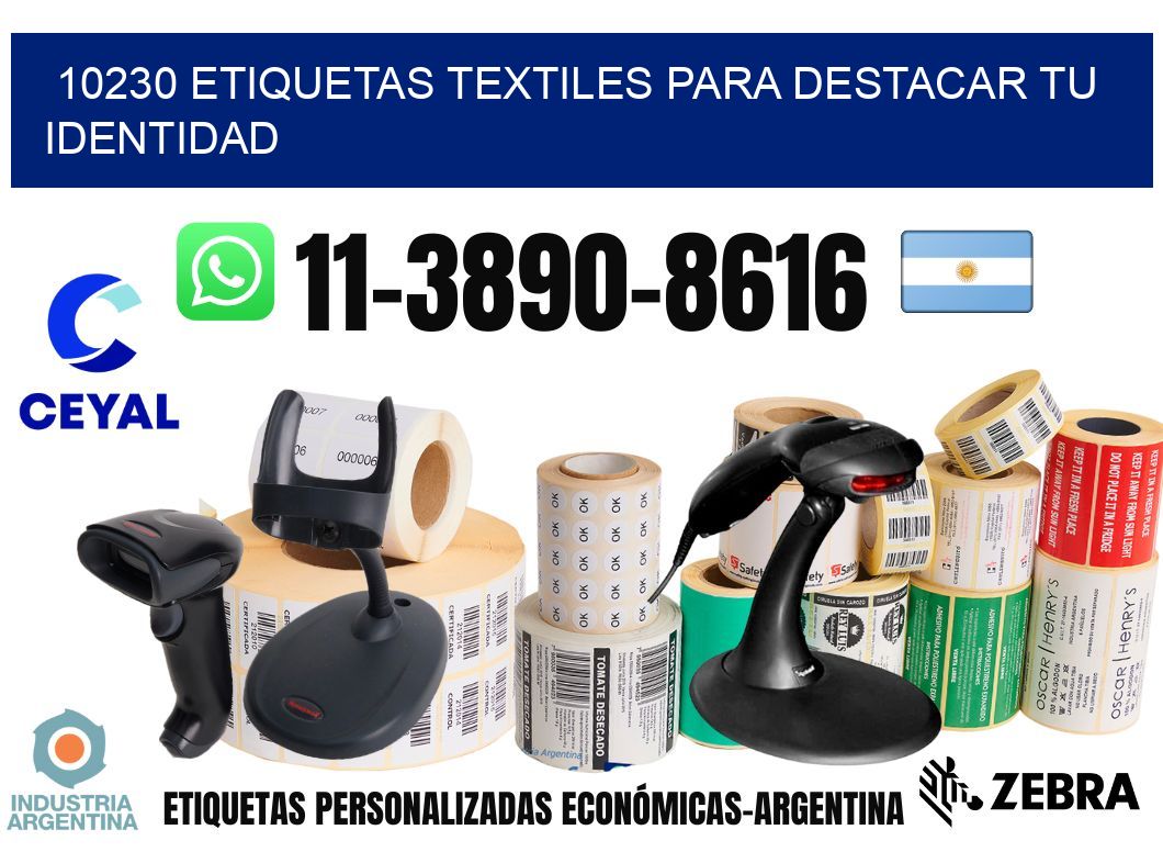 10230 Etiquetas textiles para destacar tu identidad
