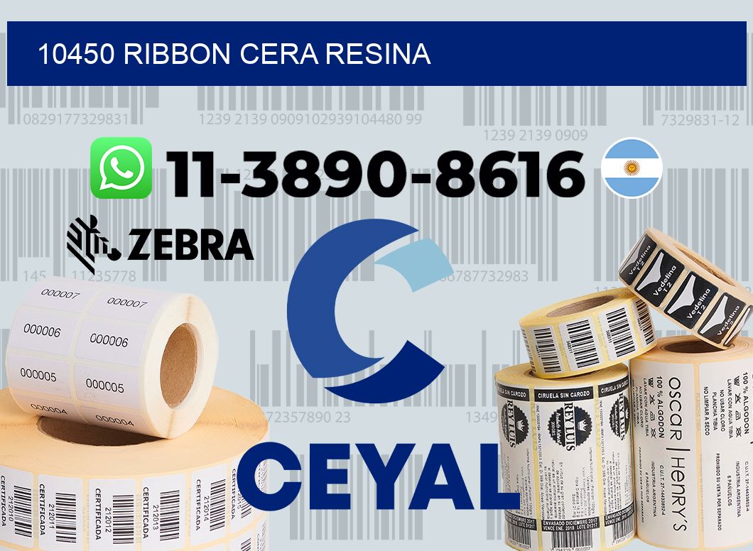 10450 ribbon cera resina