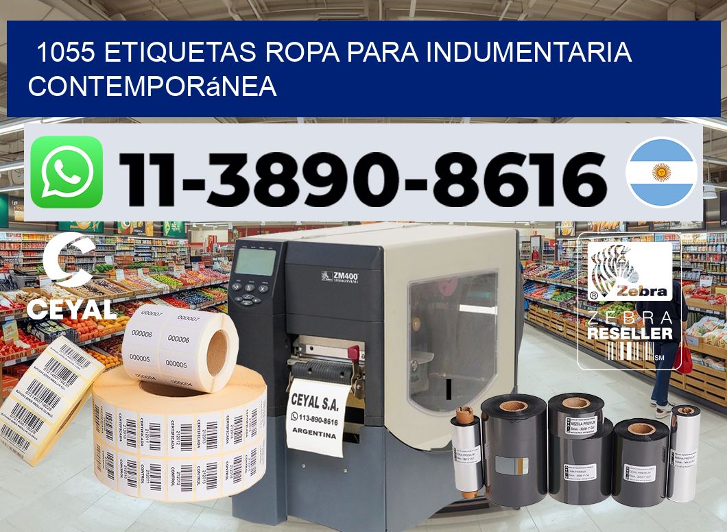 1055 Etiquetas ropa para indumentaria contemporánea