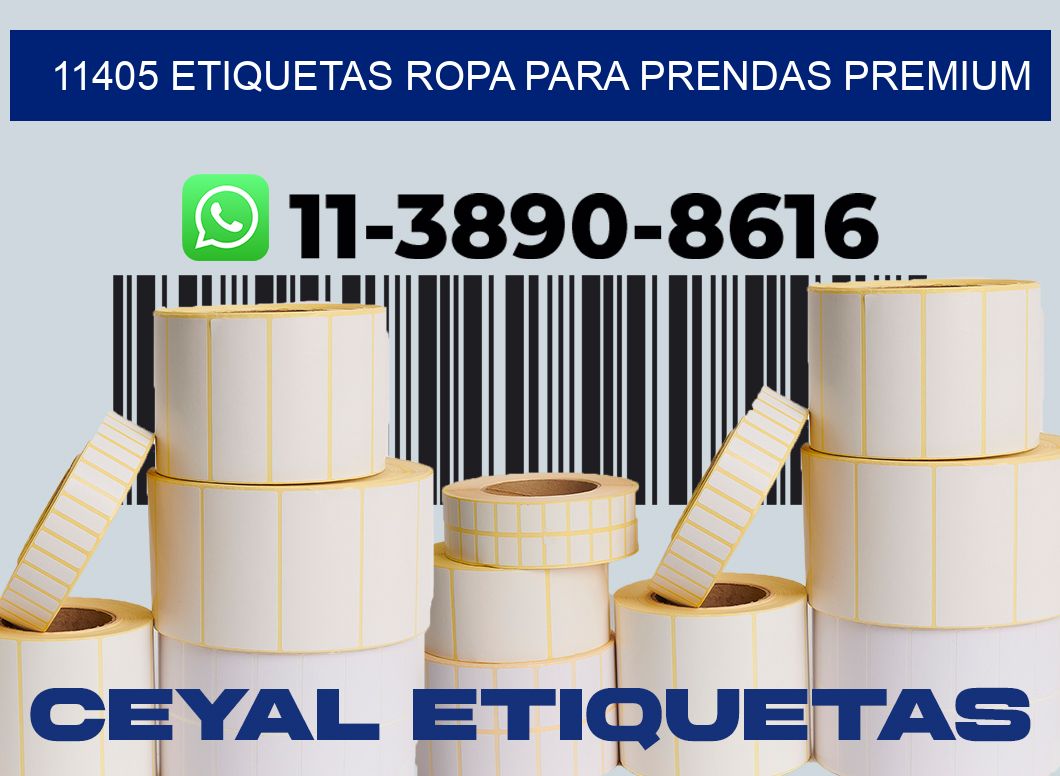11405 Etiquetas ropa para prendas premium
