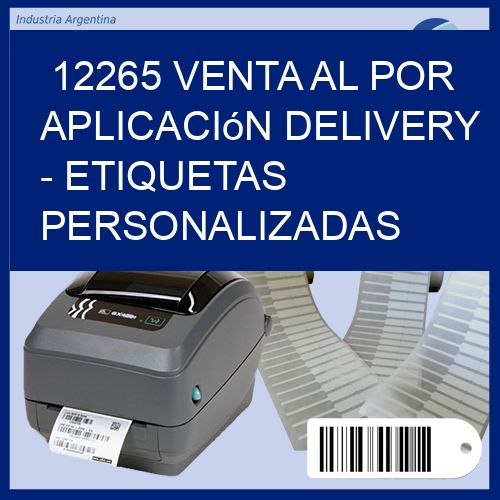 12265 Venta al Por Aplicación delivery - Etiquetas Personalizadas