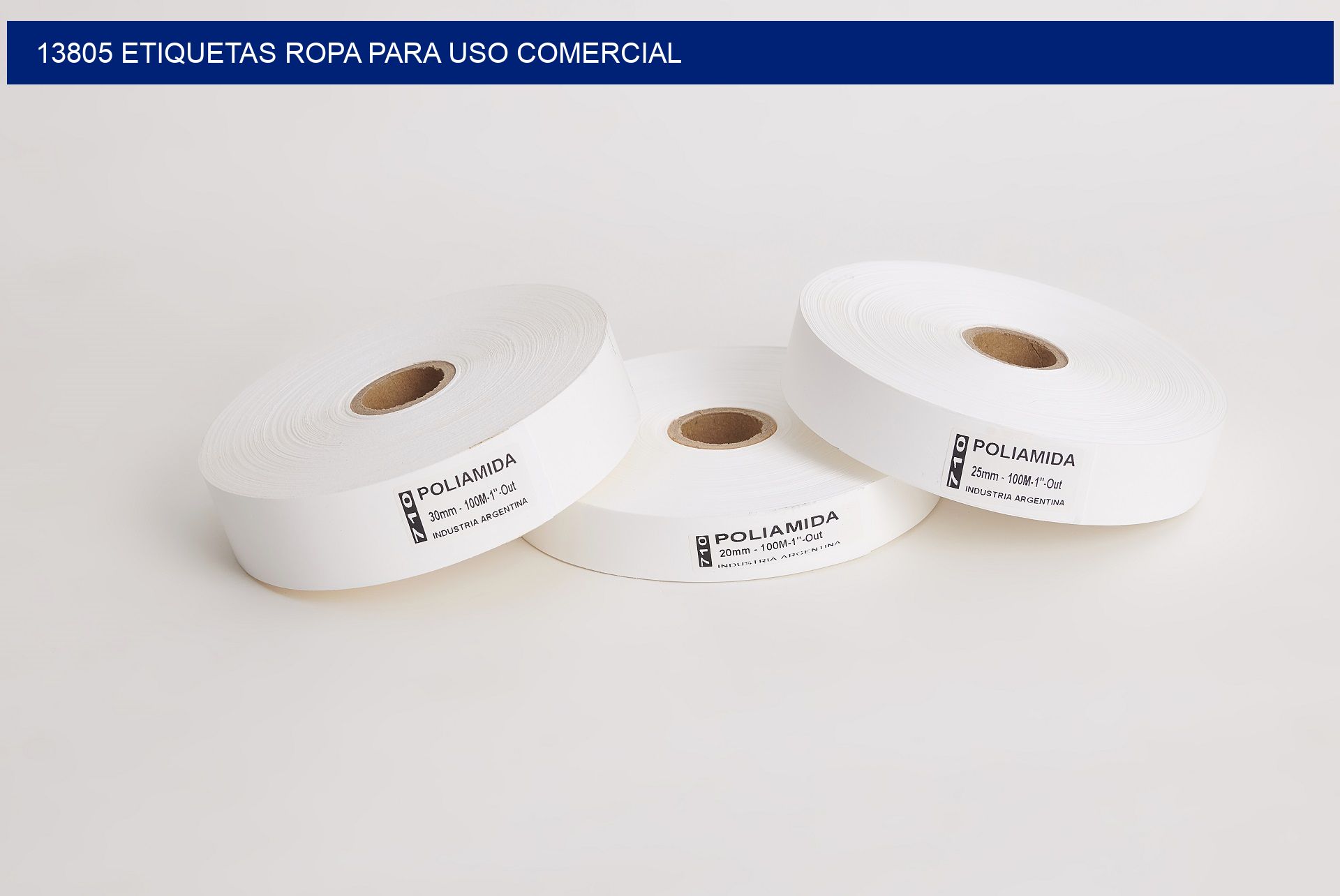 13805 Etiquetas ropa para uso comercial