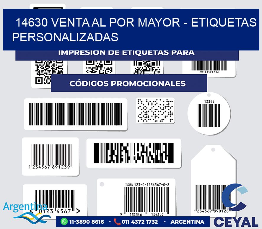 14630 Venta al Por Mayor - Etiquetas Personalizadas