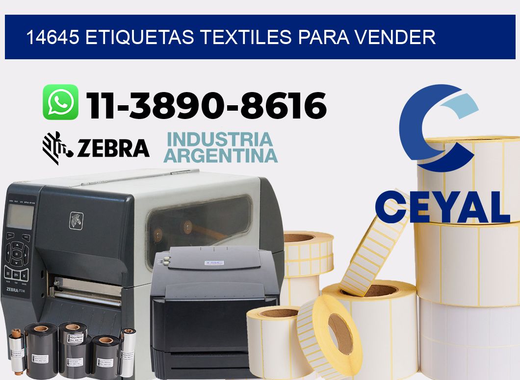 14645 Etiquetas textiles para vender