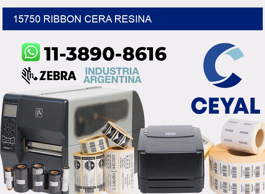 15750 ribbon cera resina