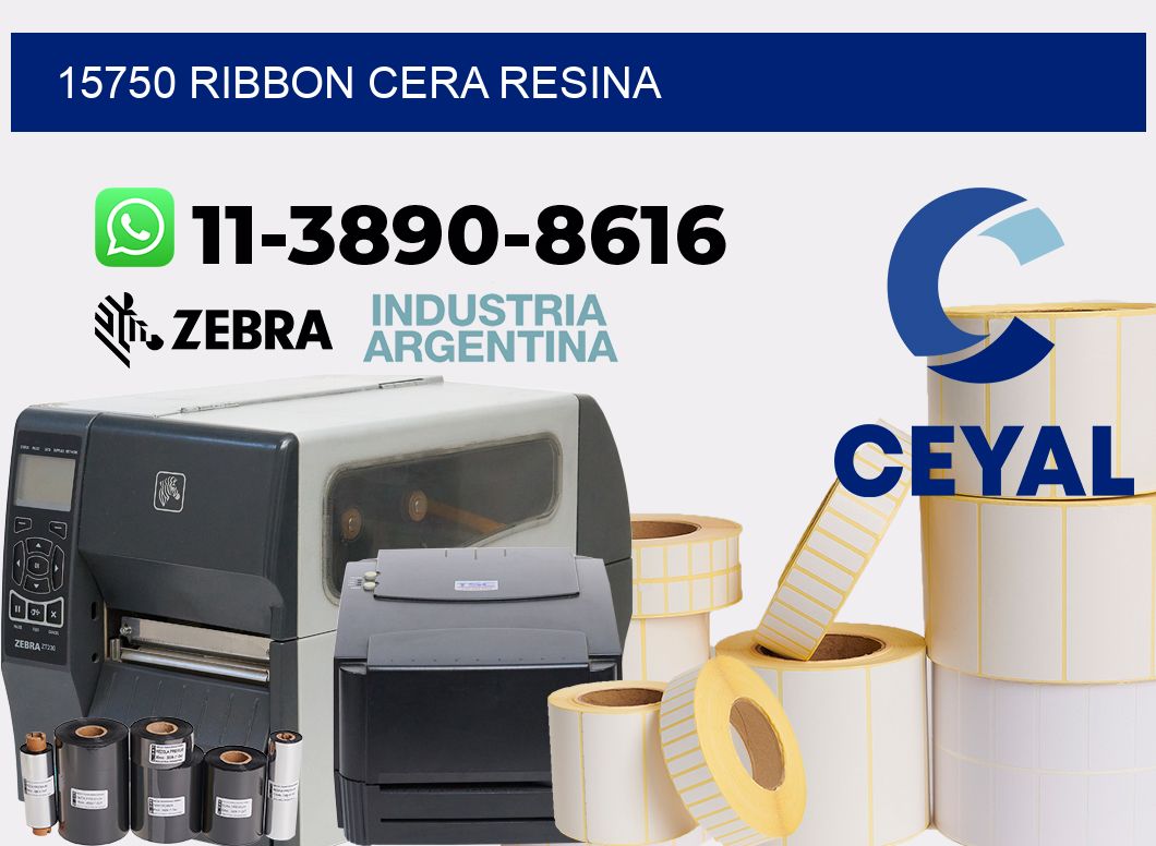 15750 ribbon cera resina