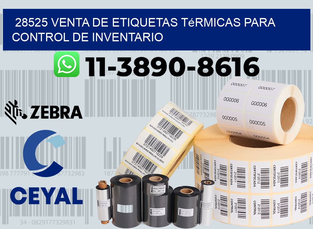 28525 venta de etiquetas térmicas para control de inventario