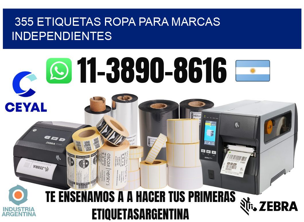355 Etiquetas ropa para marcas independientes