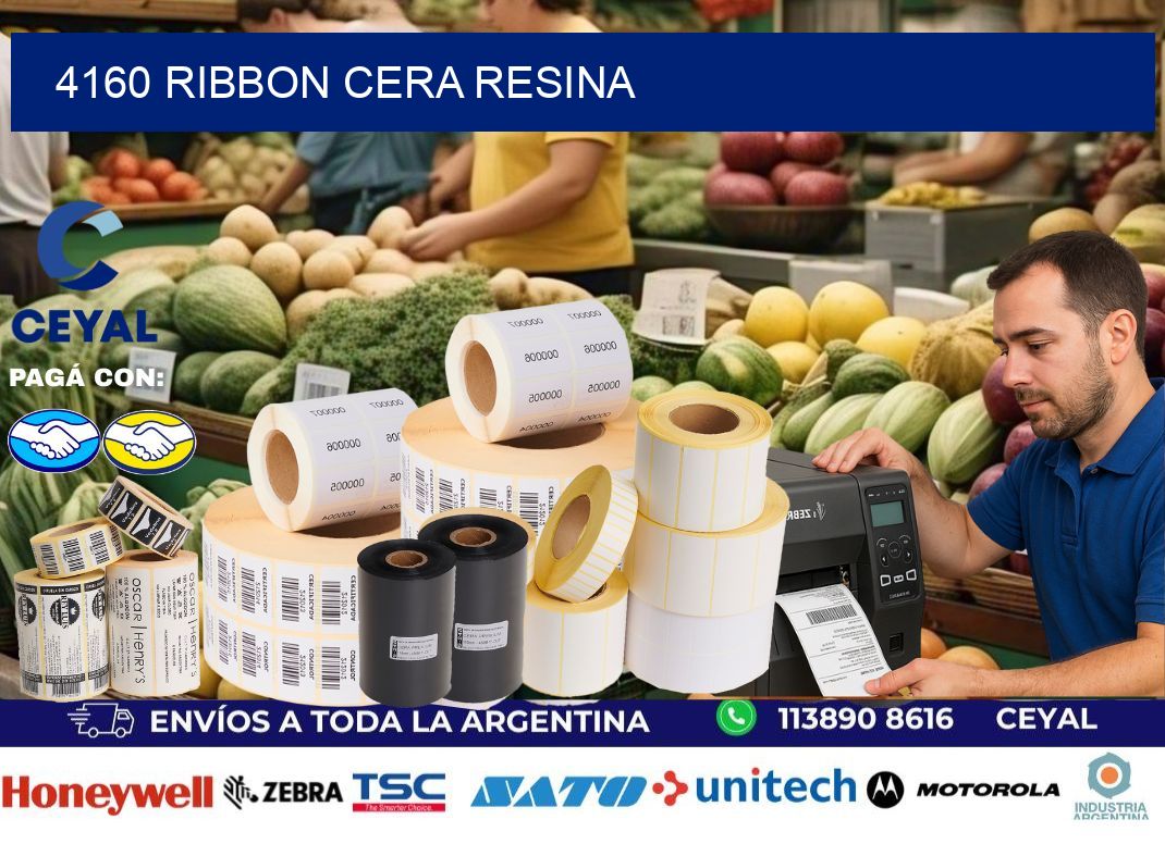 4160 ribbon cera resina