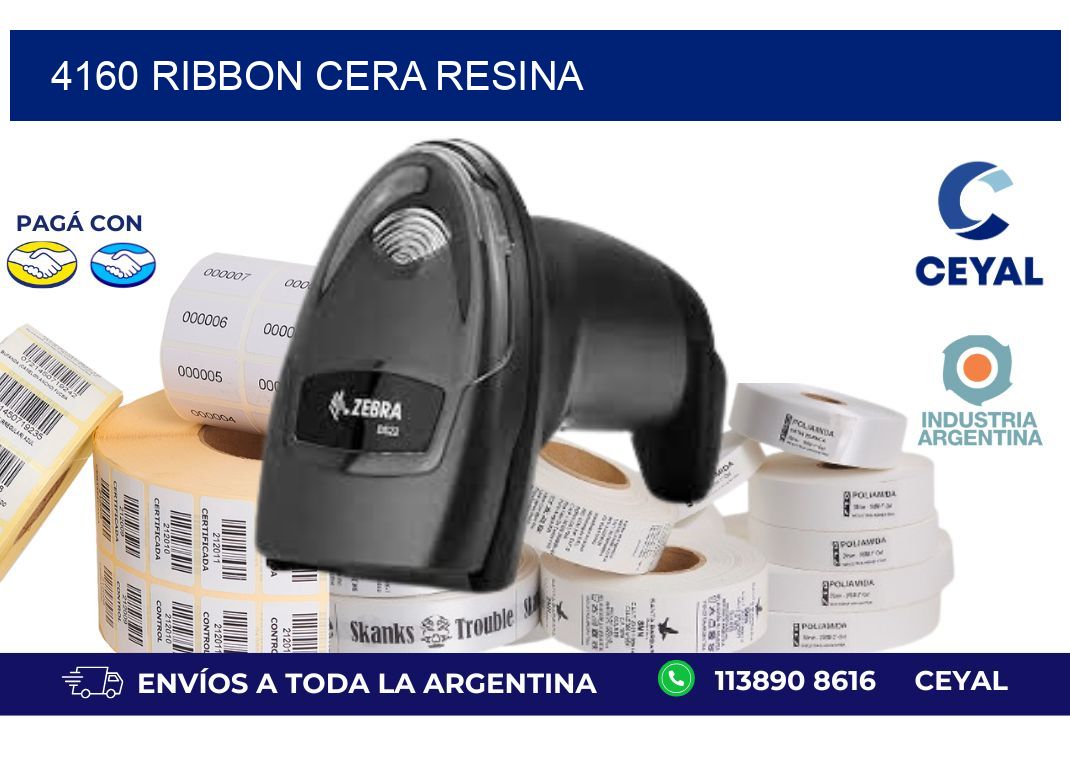 4160 ribbon cera resina