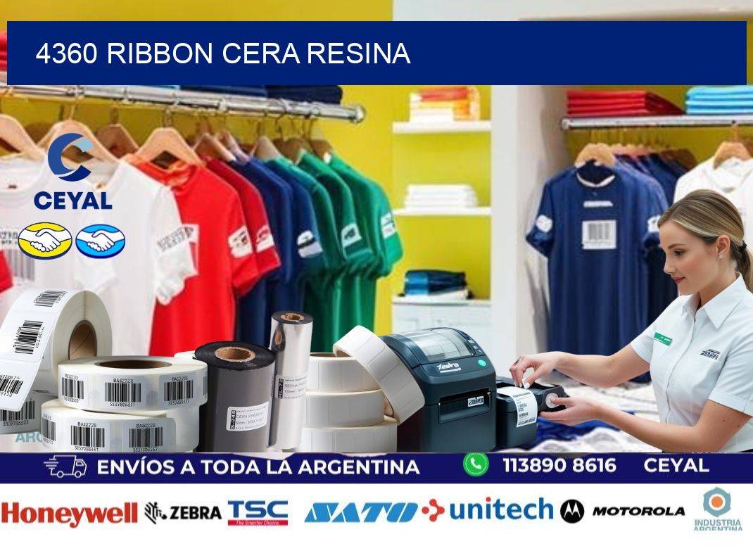 4360 ribbon cera resina