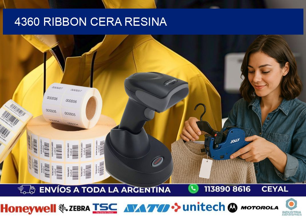 4360 ribbon cera resina