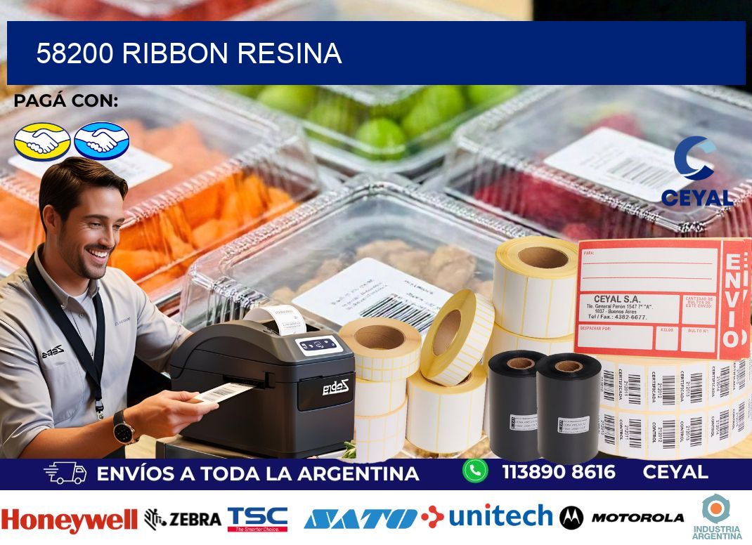 58200 ribbon resina