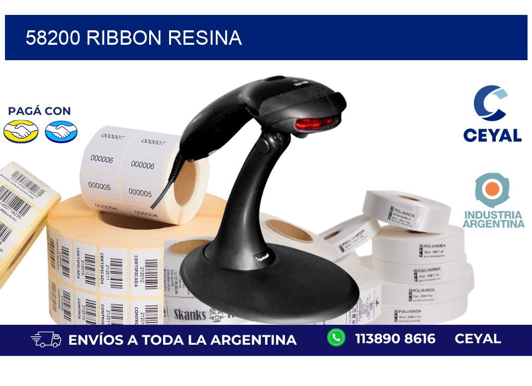 58200 ribbon resina