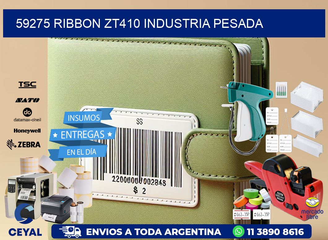 59275 ribbon zt410 industria pesada