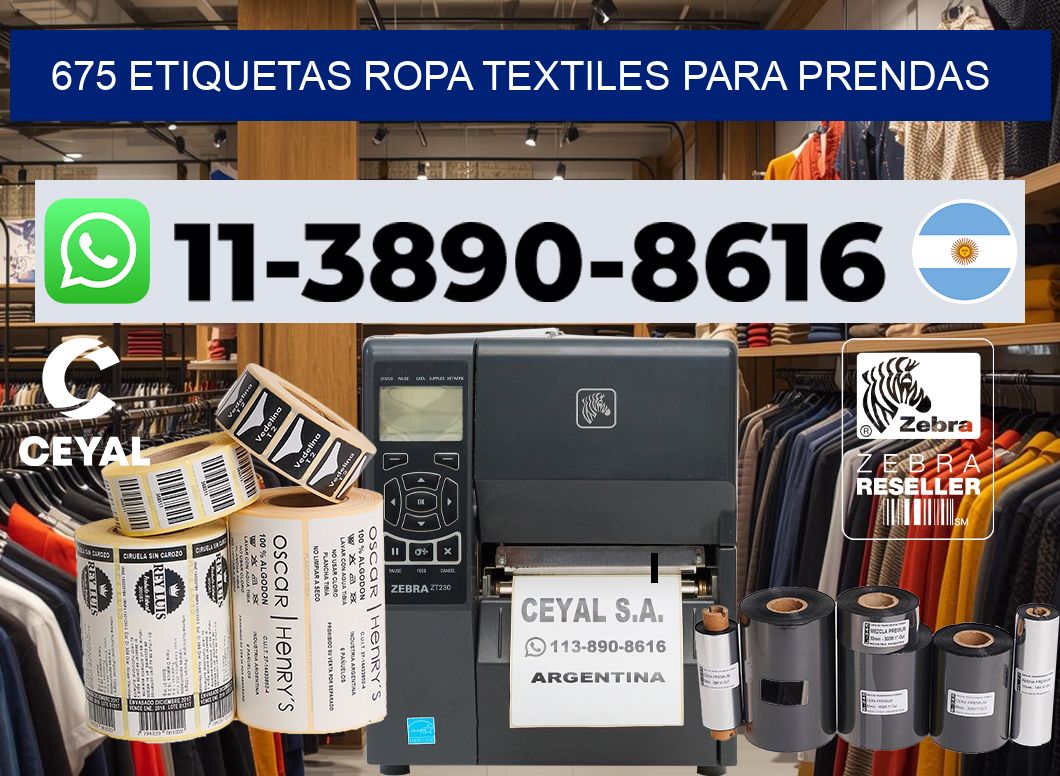 675 Etiquetas ropa textiles para prendas