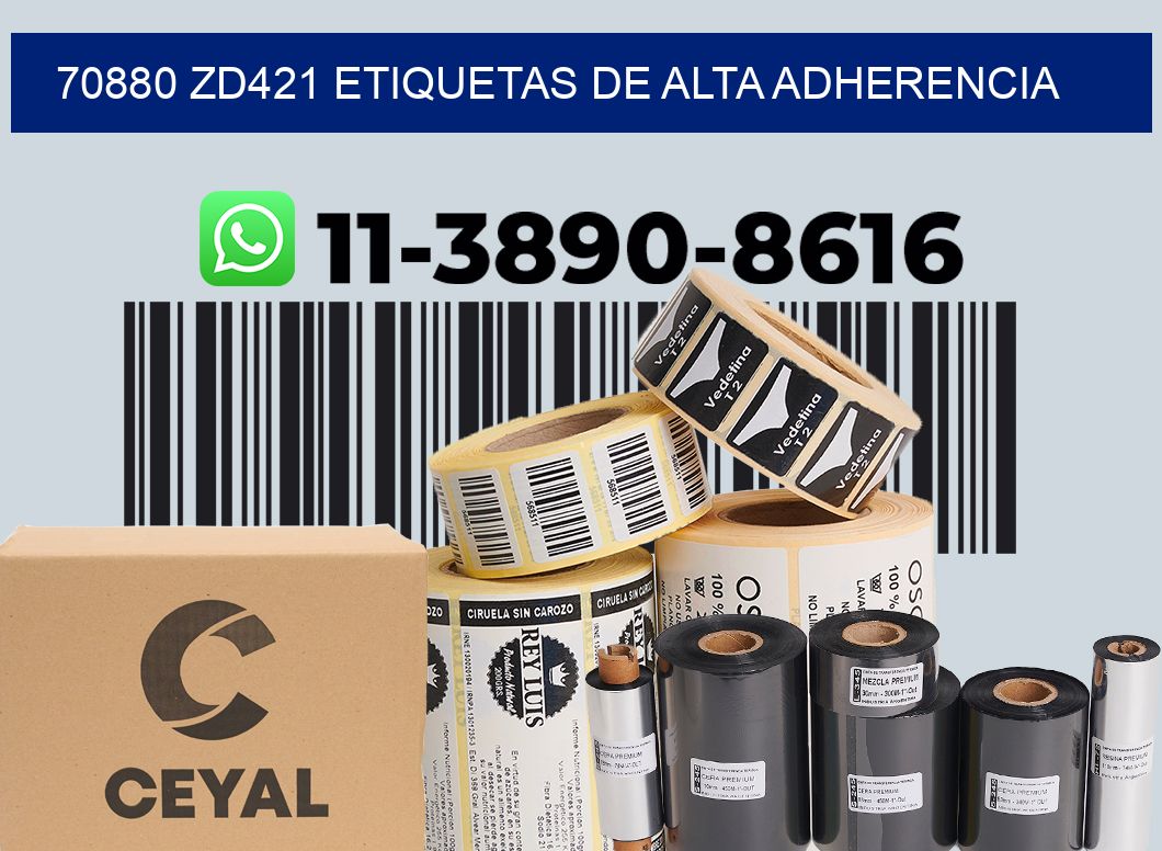 70880 zd421 etiquetas de alta adherencia