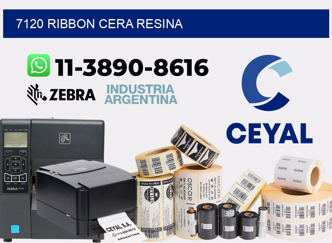 7120 ribbon cera resina