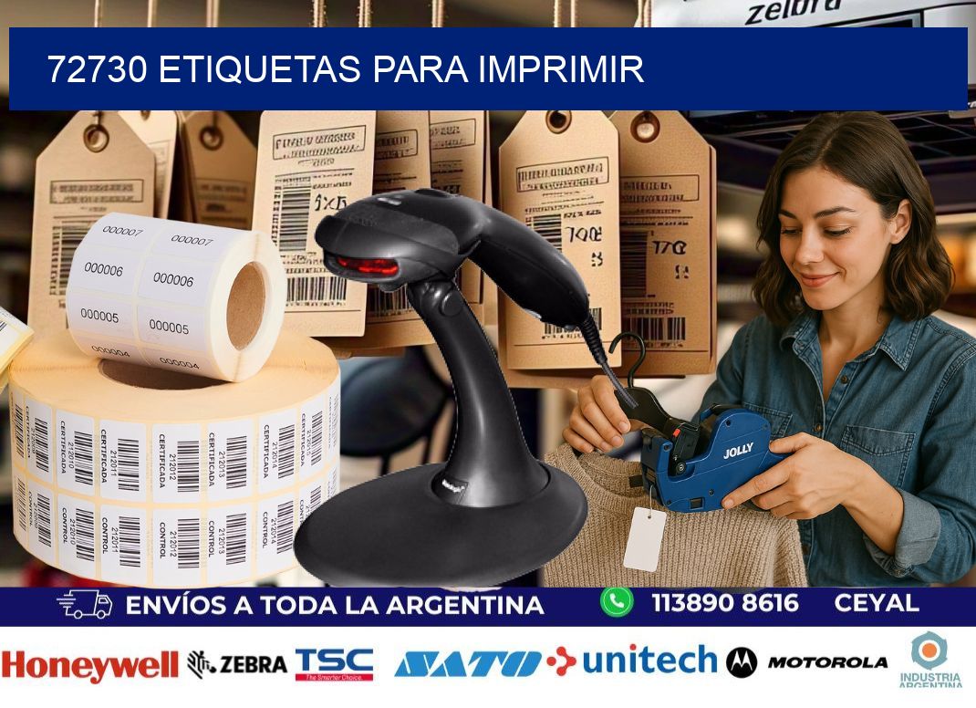 72730 etiquetas para imprimir