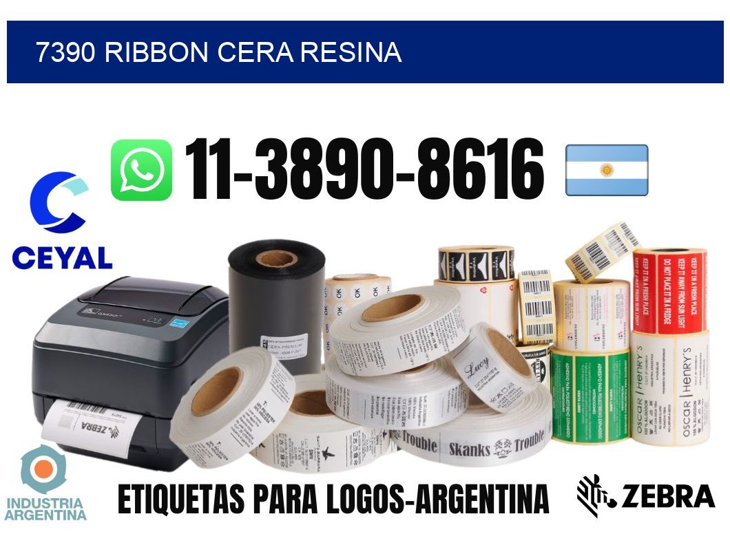 7390 ribbon cera resina