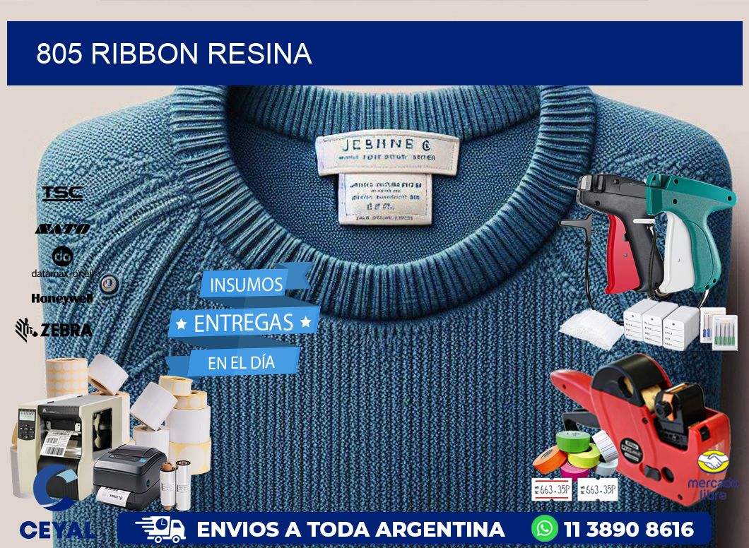 805 ribbon resina