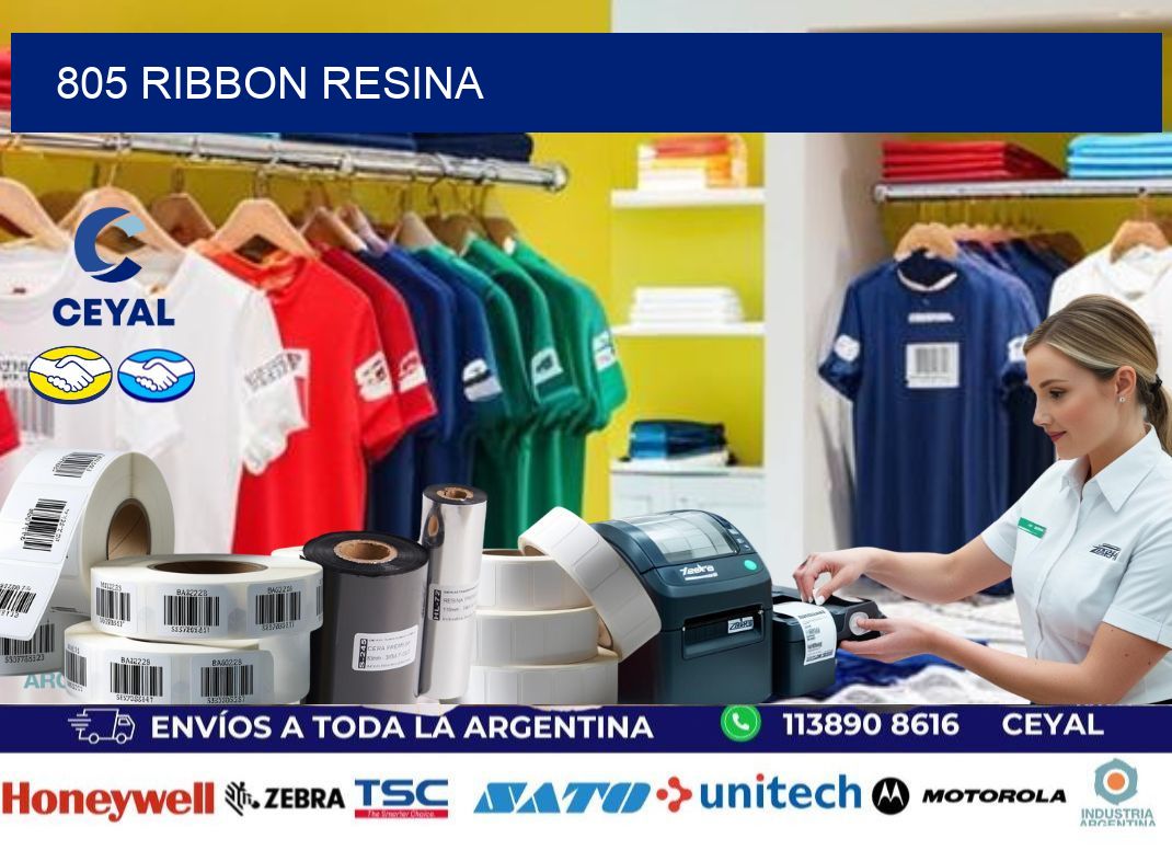 805 ribbon resina