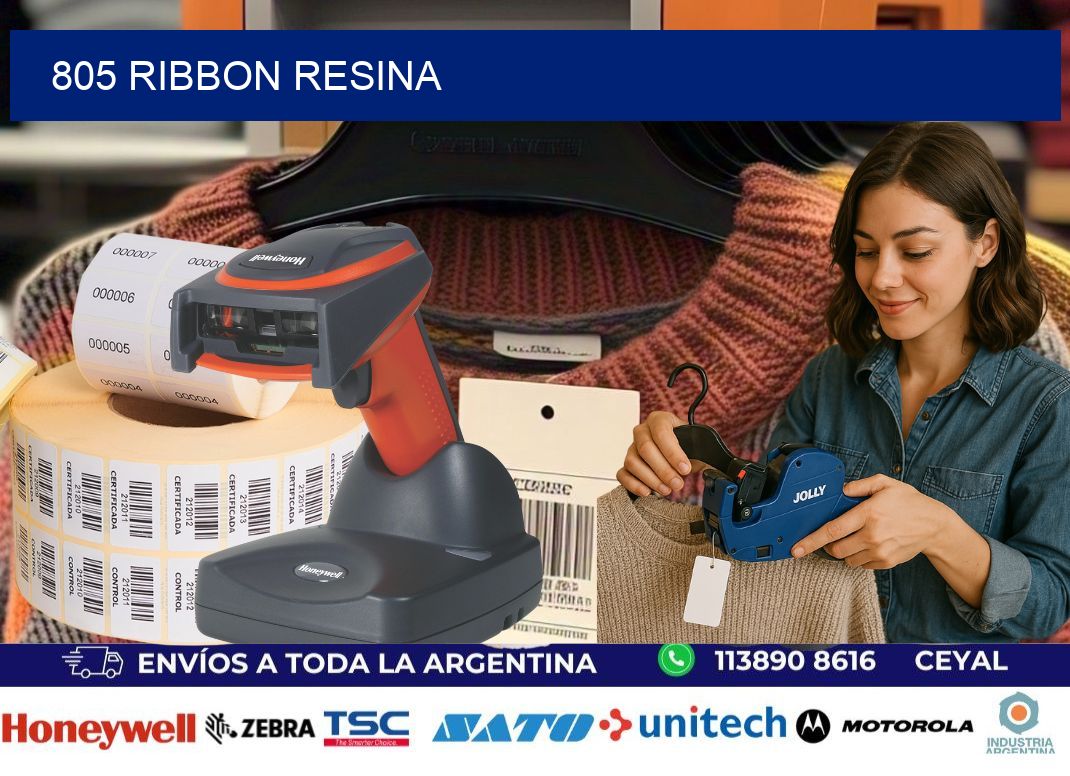 805 ribbon resina