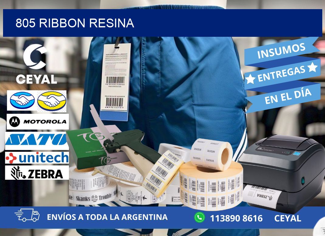 805 ribbon resina