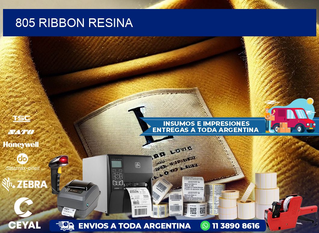 805 ribbon resina