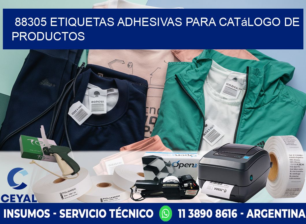 88305 etiquetas adhesivas para catálogo de productos