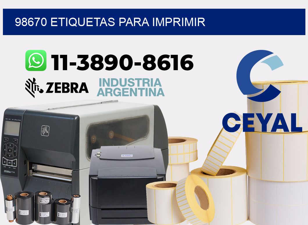 98670 etiquetas para imprimir