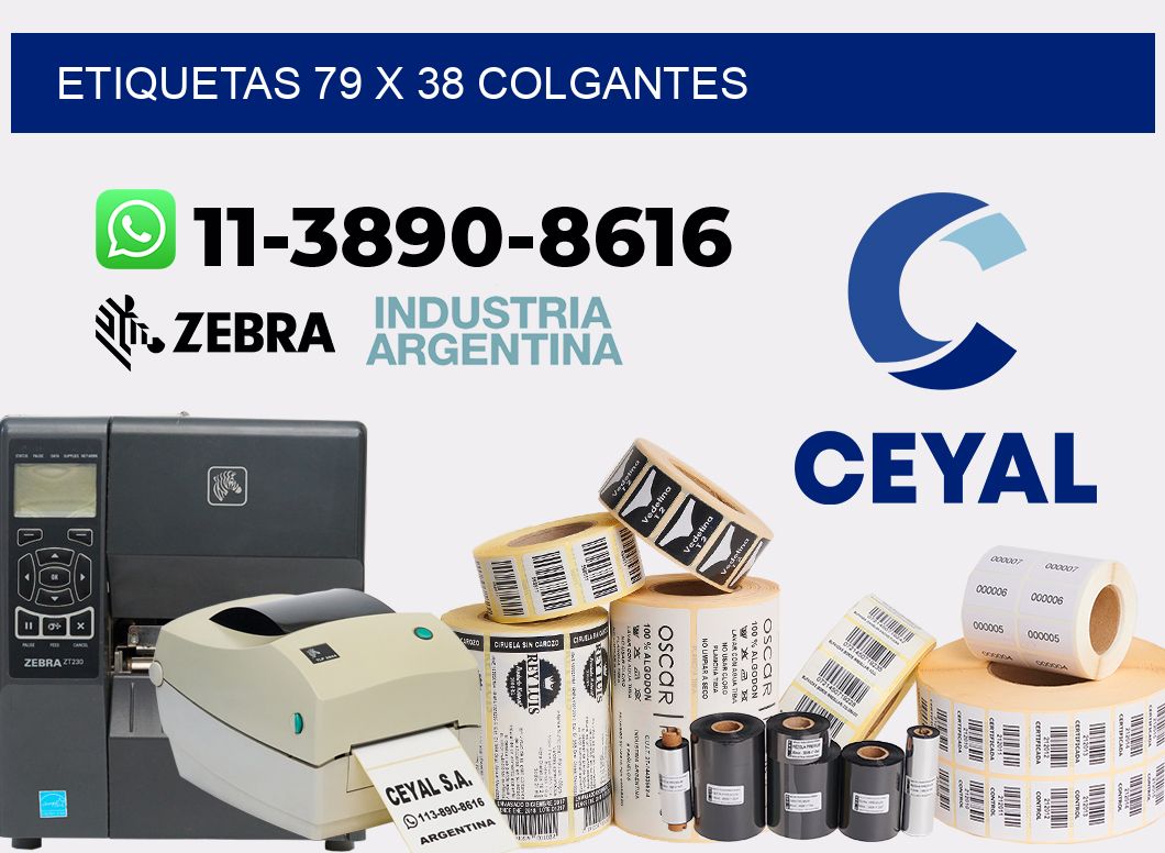 etiquetas 79 x 38 colgantes