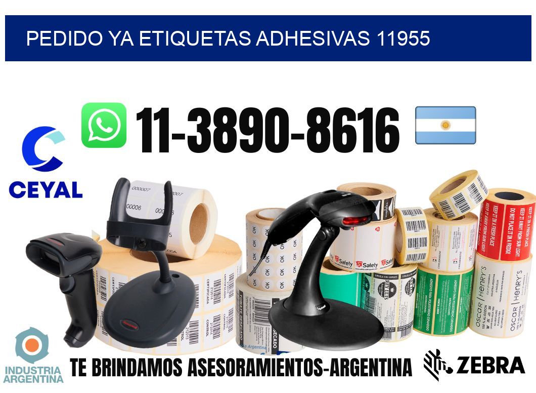 pedido ya etiquetas adhesivas 11955