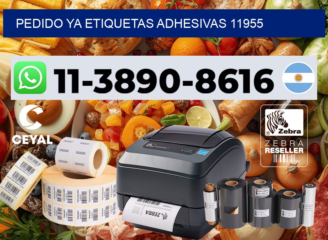 pedido ya etiquetas adhesivas 11955